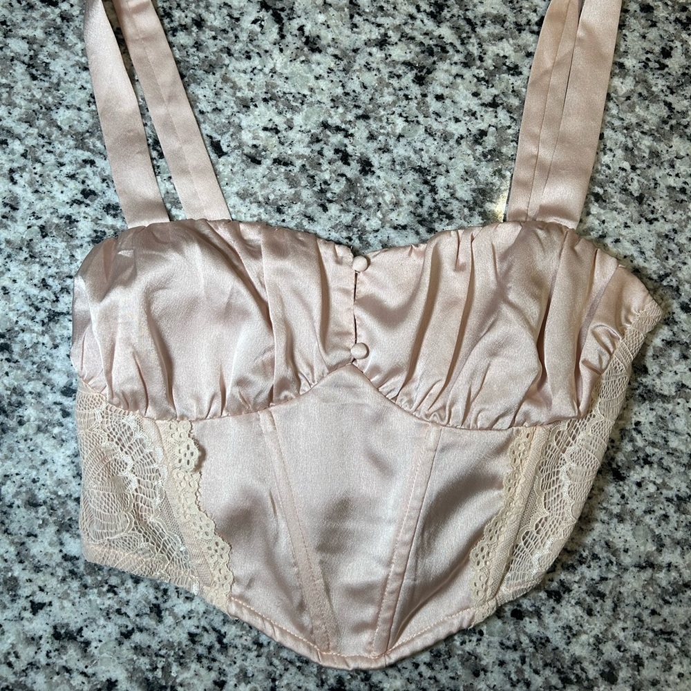 Satin Corset Top